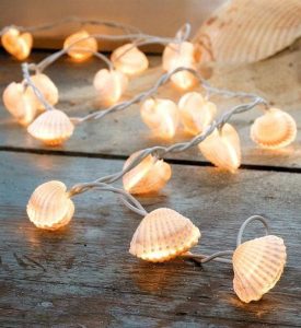 DIY Seashell String Lights