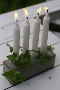 Cement Candle Holders