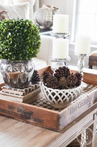 Rustic Coffee Table Tray