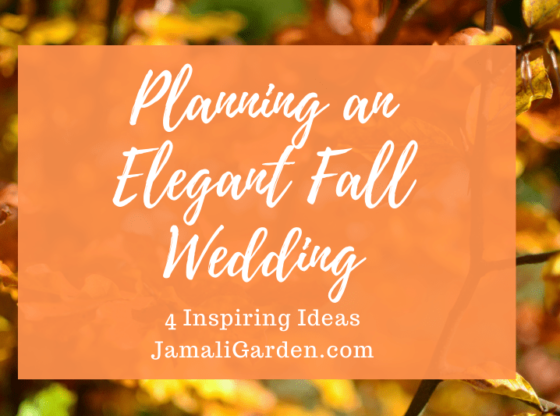 Planning Elegant Fall Wedding Ideas