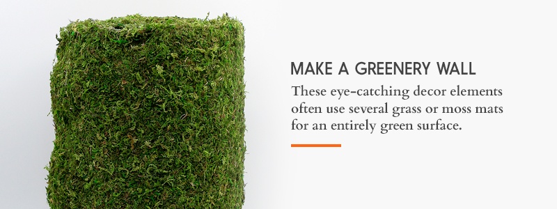 How do you make a greenery wall