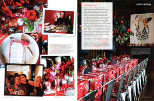 red tablescape diana vreeland domino mag