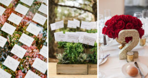 wedding escort card display witt hydrangea backdrop rustic wedding glitter table numbers